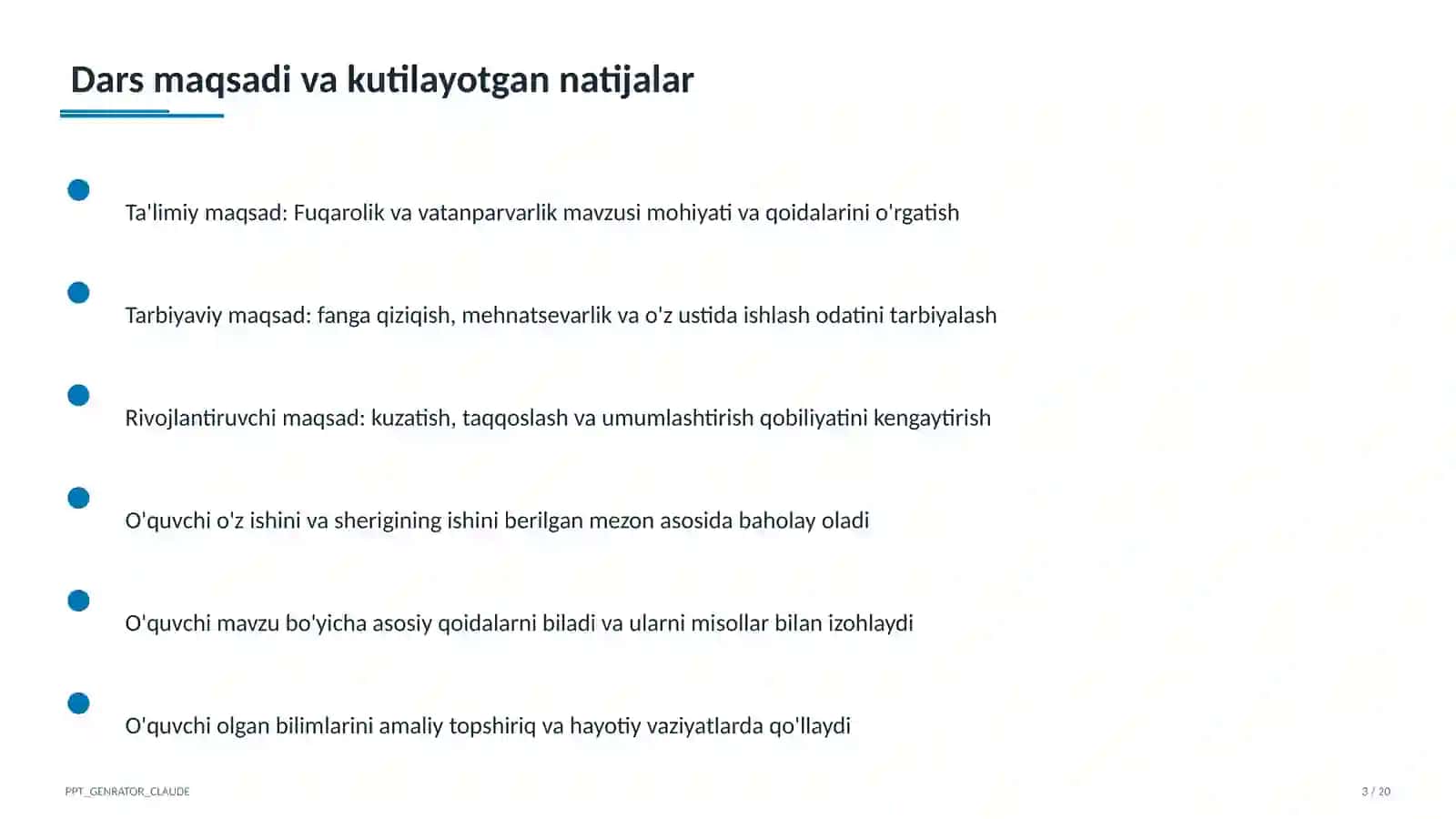Fuqarolik va vatanparvarlik (8-sinf) 3