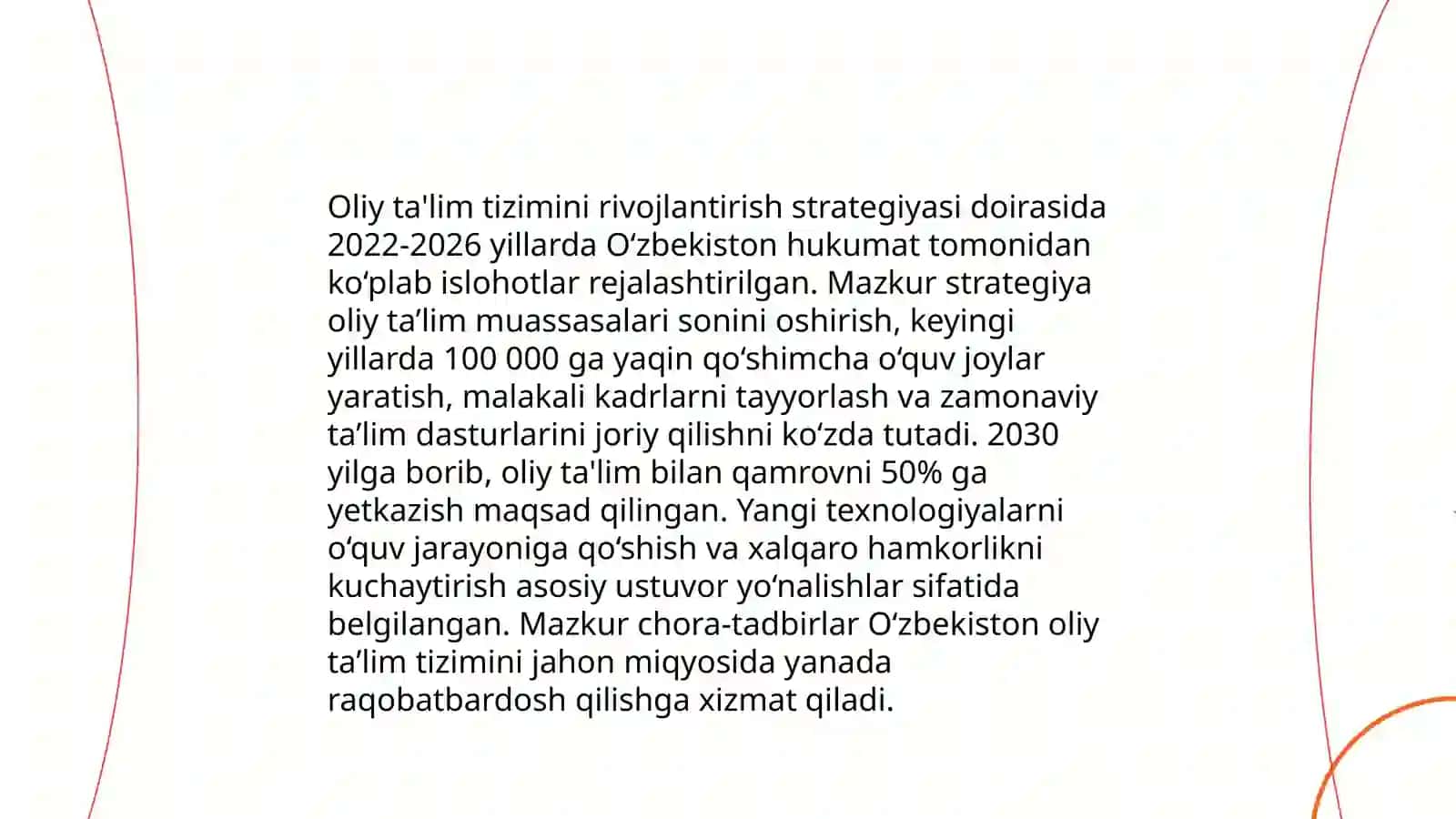 O‘zbekiston Respublikasi oliy ta’lim tizimini 2030-yilgacha rivojlantirish konsepsiyasi 3