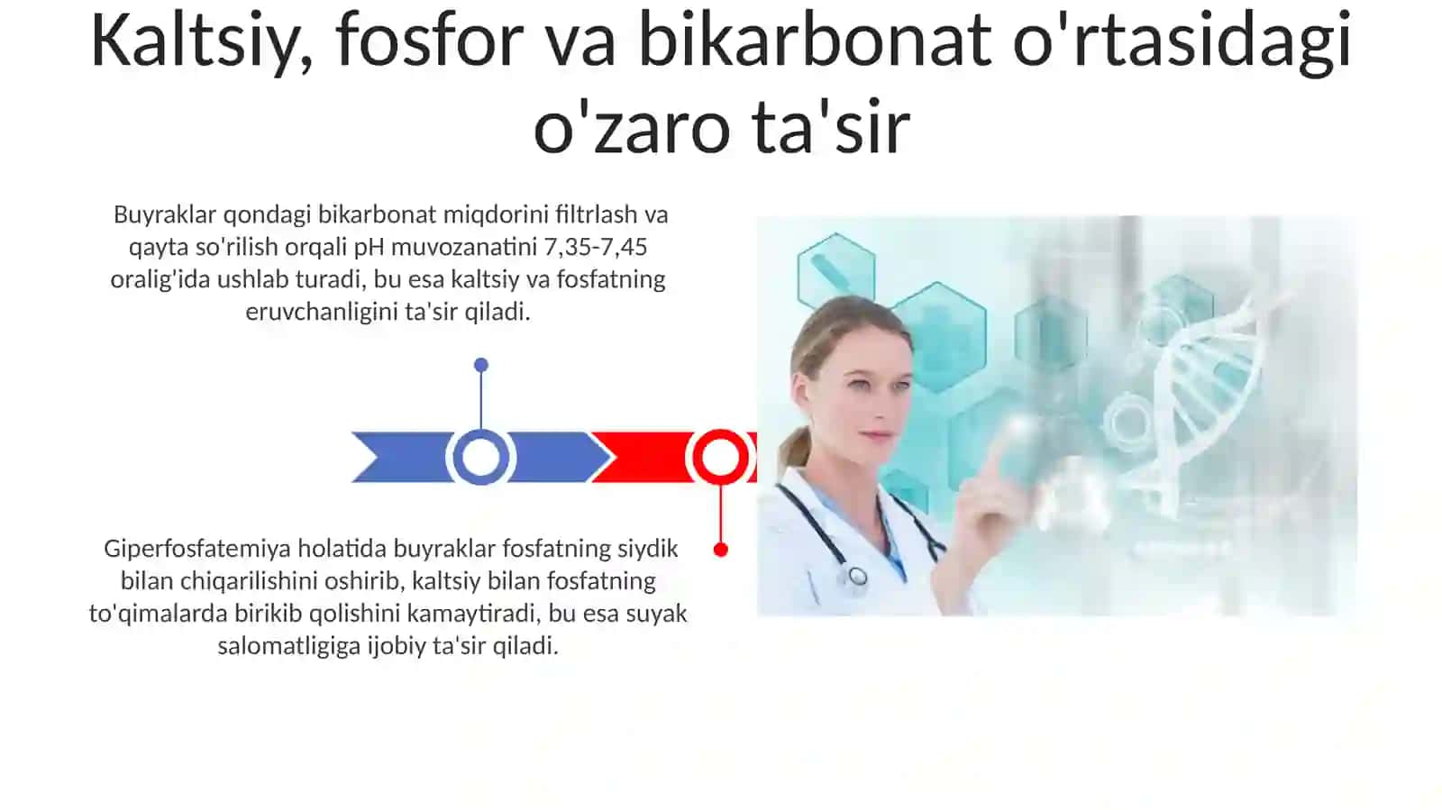 Buyraklarning kalsiy, fosfor va bikarbonat almashinuvidagi roli 3