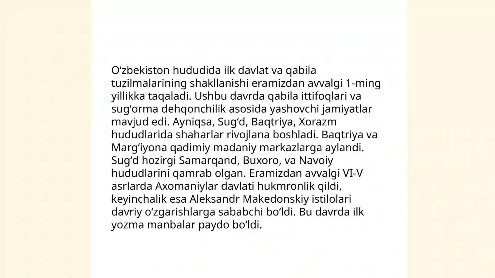 O’zbek davlatchiligining shakillanishi va taraqqiyot boshqichlari 3