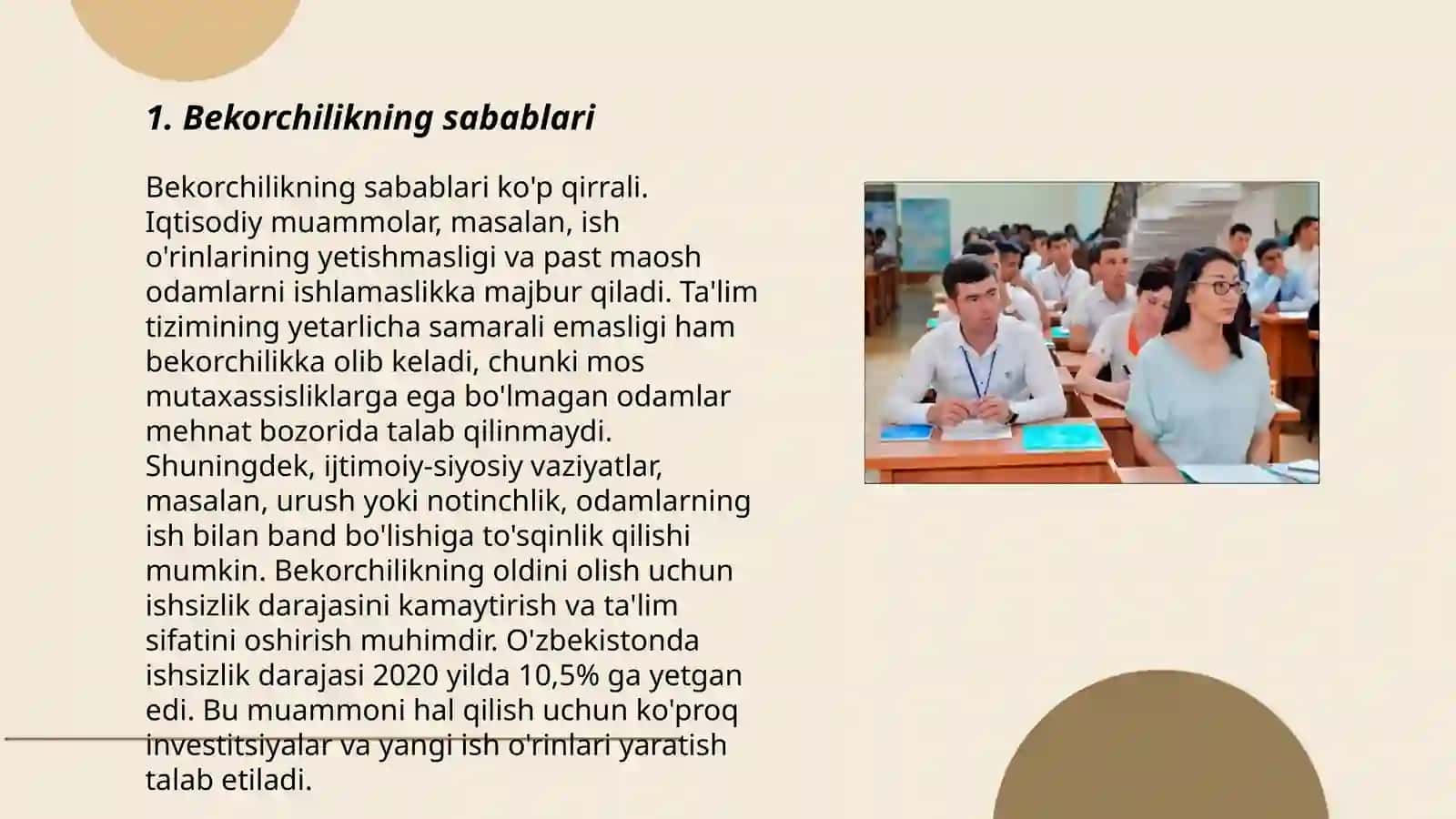 Bekorchilikning sabablari 3