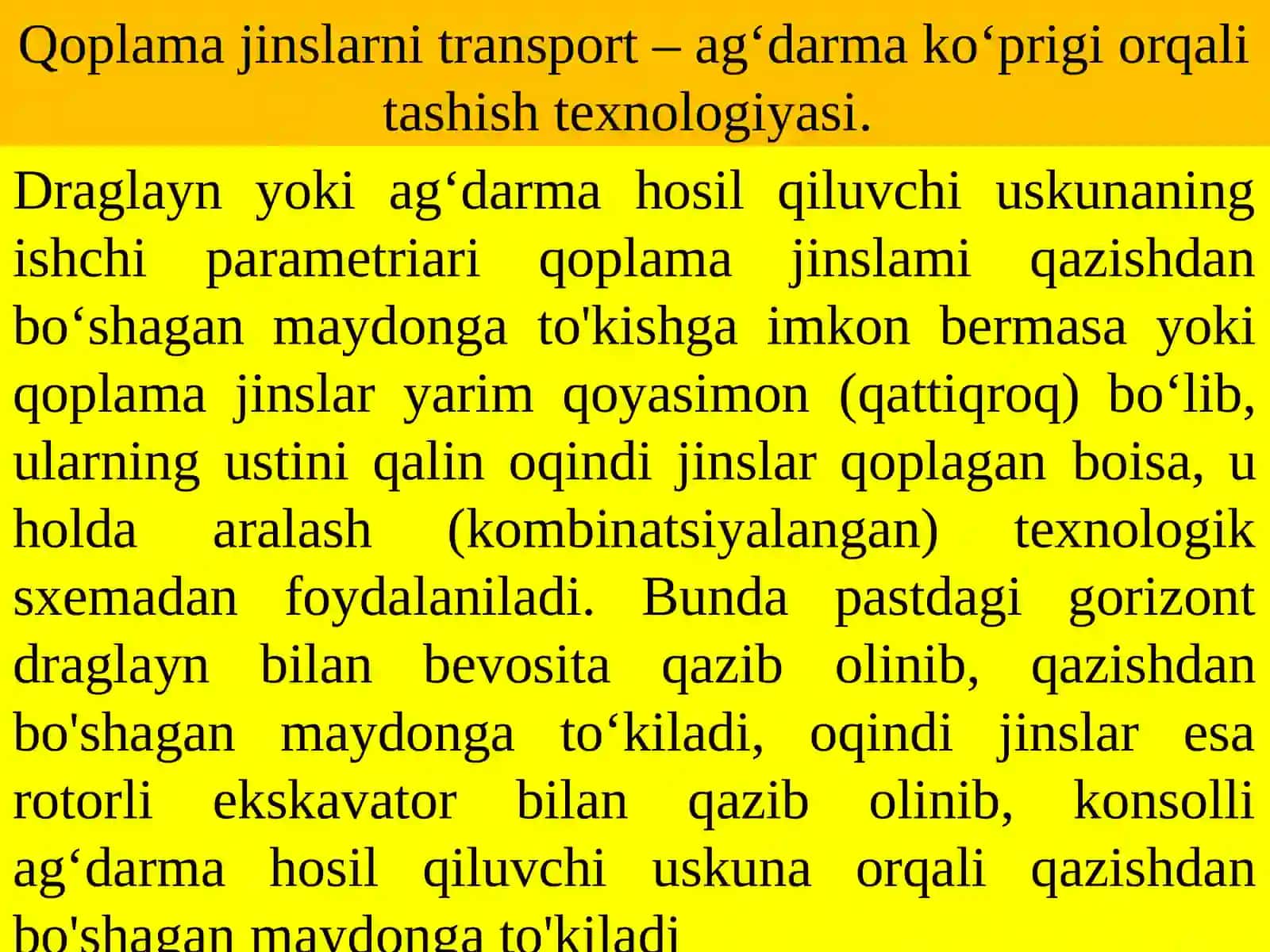 Qoplamajinslarnikonsolliag‘darmahosilqiluvchiuskunayordamidatashishtexnologiyasi 3