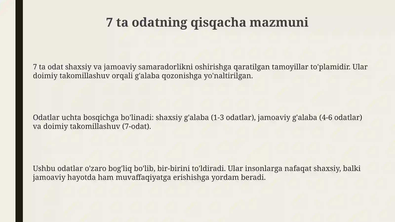 Muvaffaqiyatli insonlarning 7 ko‘nikmasi 3