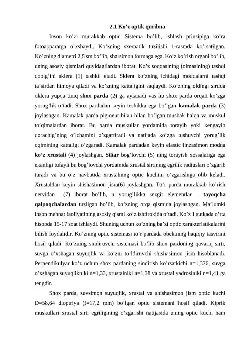 Ko'z optik asboblar 3
