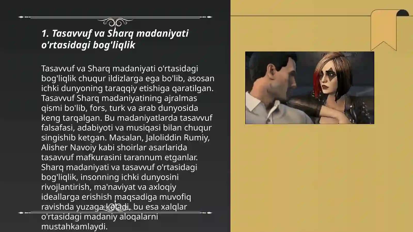 Tasavvuf tariqatining sharq madaniyatiga ta'siri 3