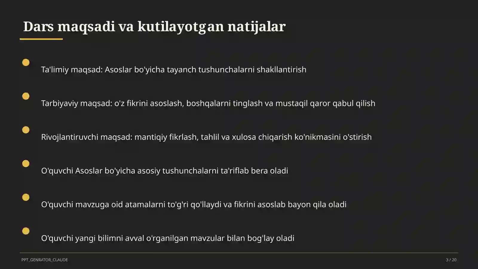 Kimyo (7–11) — metodik birlashma uchun 3