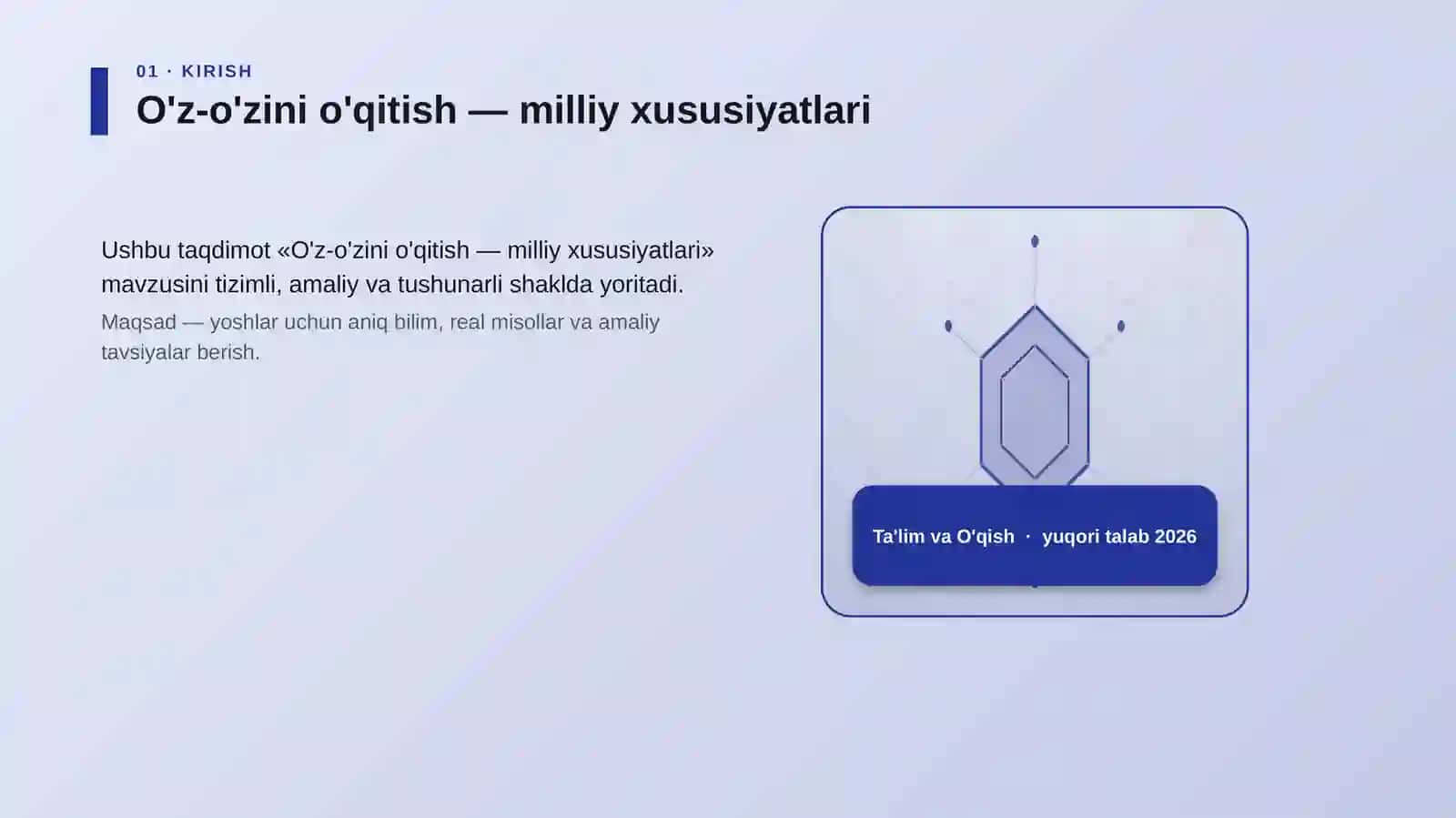 O'z-o'zini o'qitish — milliy xususiyatlari 3