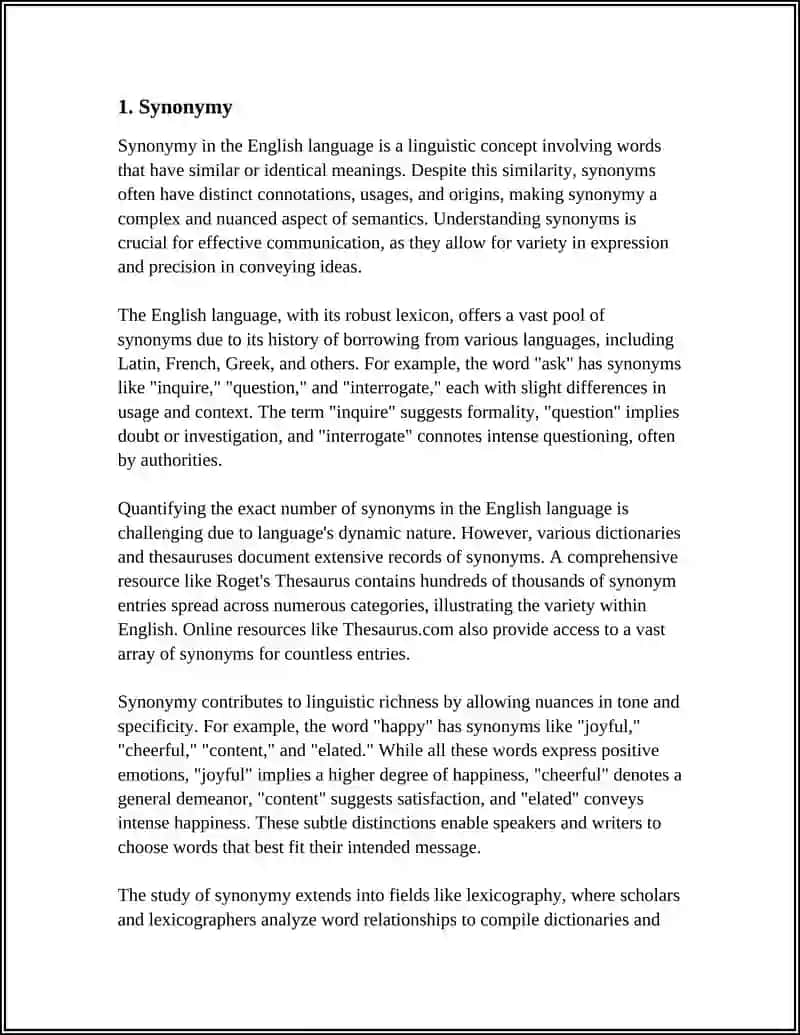 SEMANTIC CLASSIFICATION OF WORDS 3