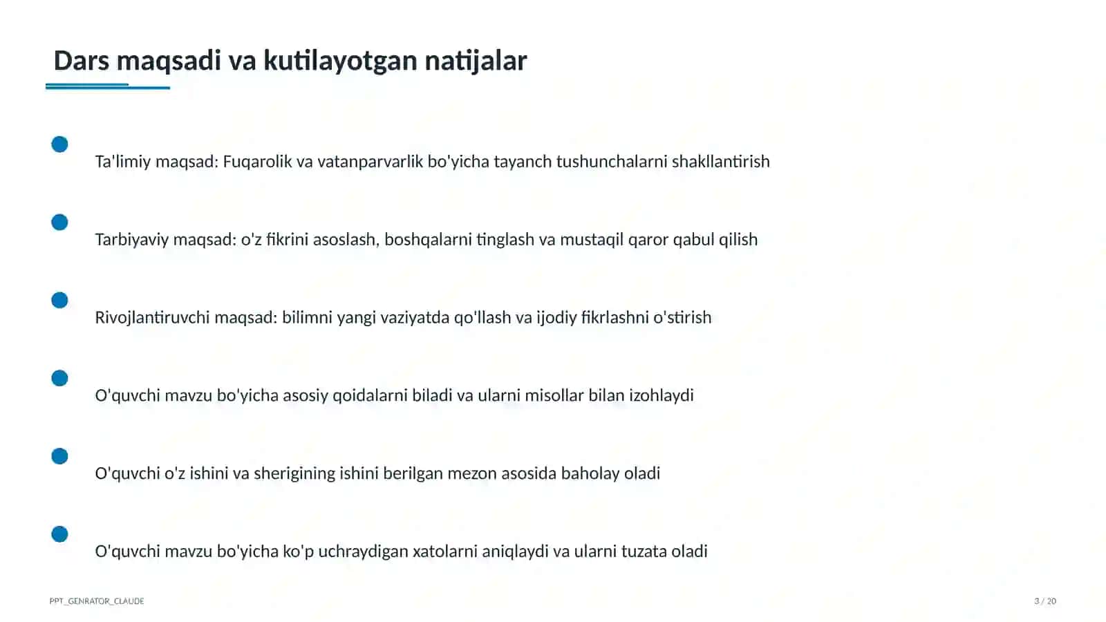 Fuqarolik va vatanparvarlik (8-sinf) 3
