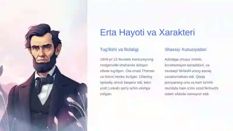 Abraham Linkoln ning Siyosiy Portreti 3