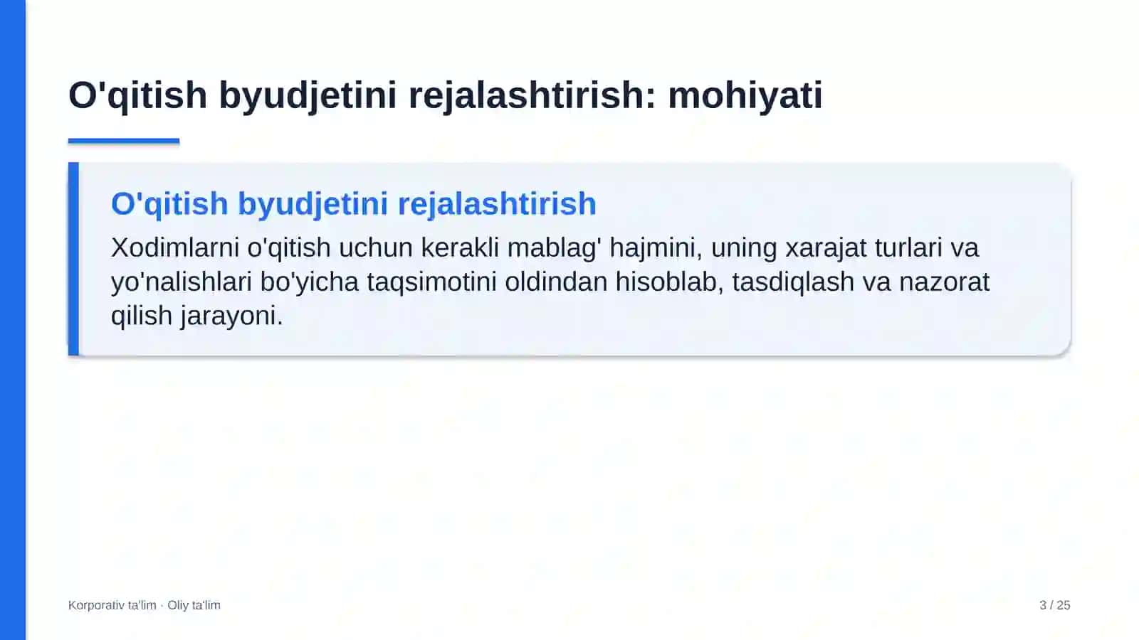 sport jurnalistikasida o'qitish byudjetini rejalashtirish 2509 3