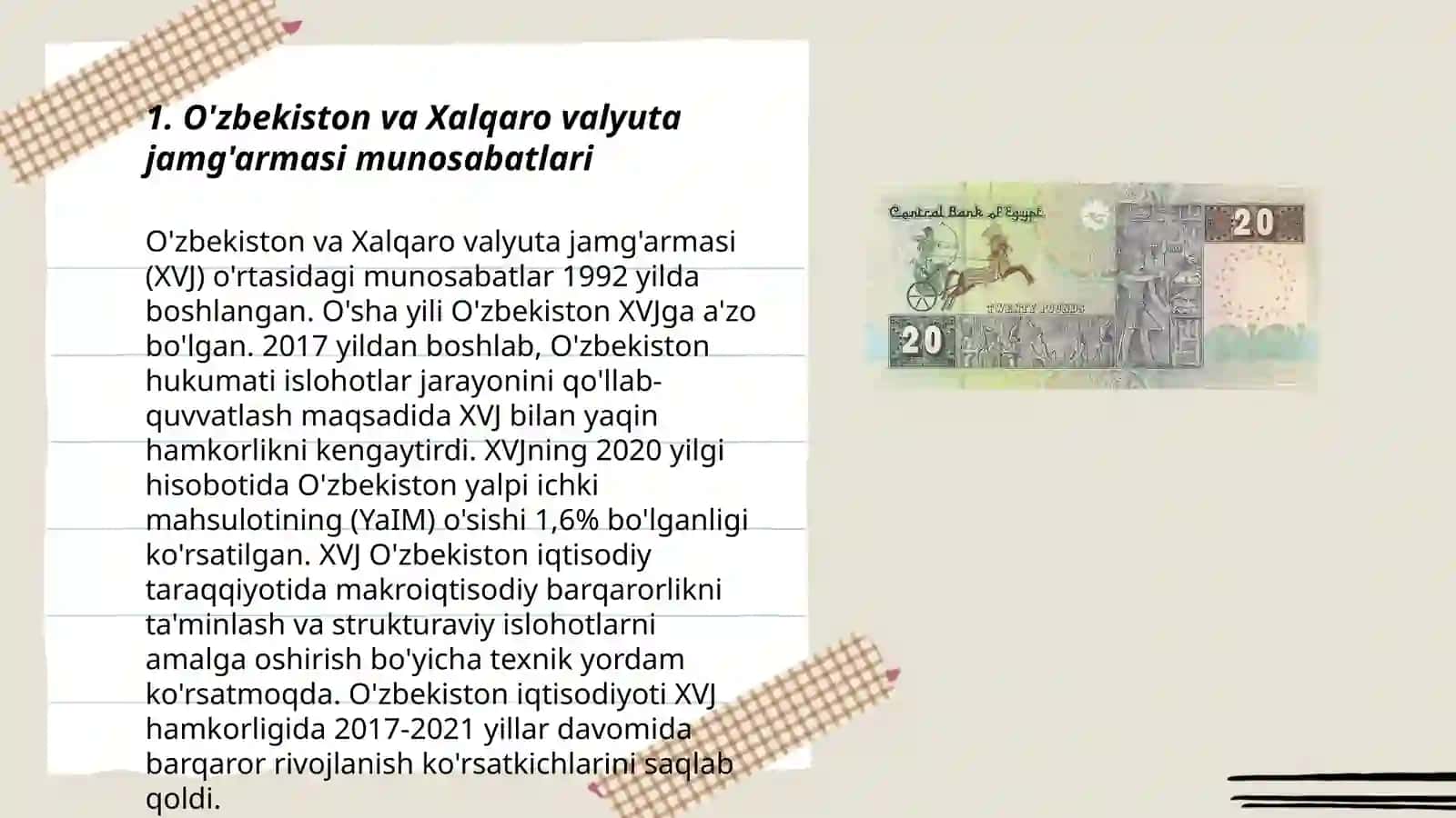 O'zbekiston va Xalqaro valyuta jamg'armasi munosabatlari 3