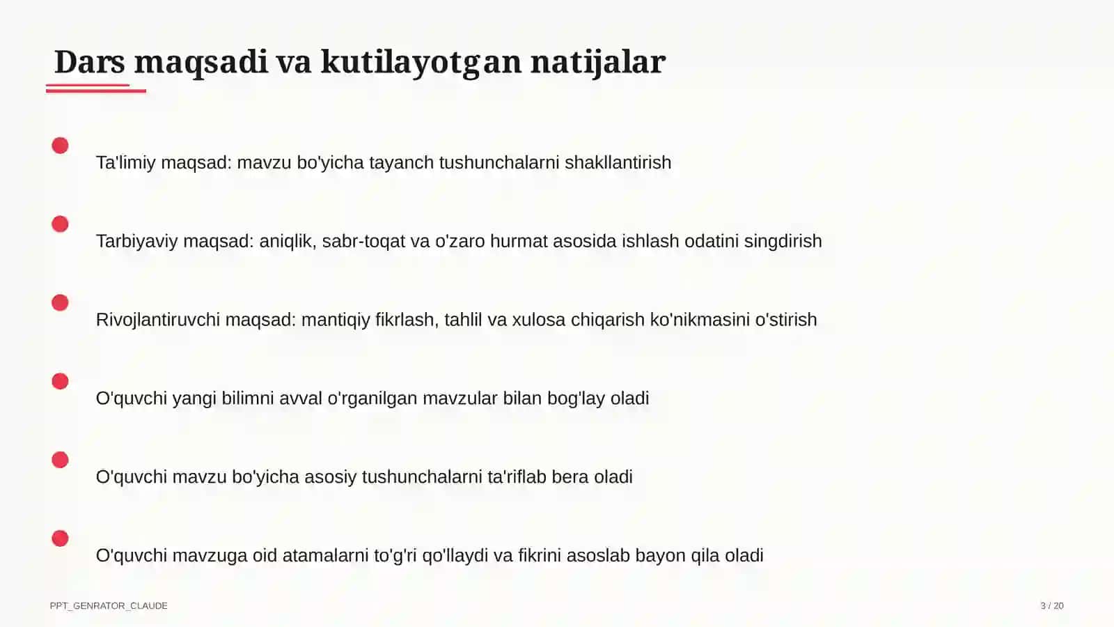 Yalpi ichki mahsulot va iqtisodiy o'sish (11-sinf) 3