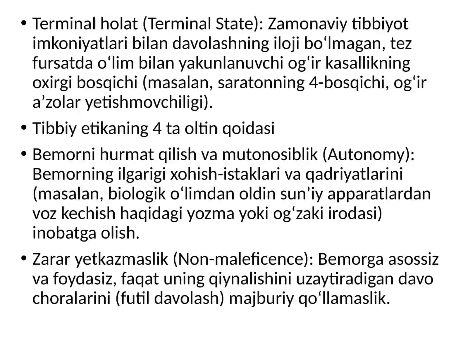 Vegetativ holatdagi va terminal bemorlarni olib borish tibbiy etika 3