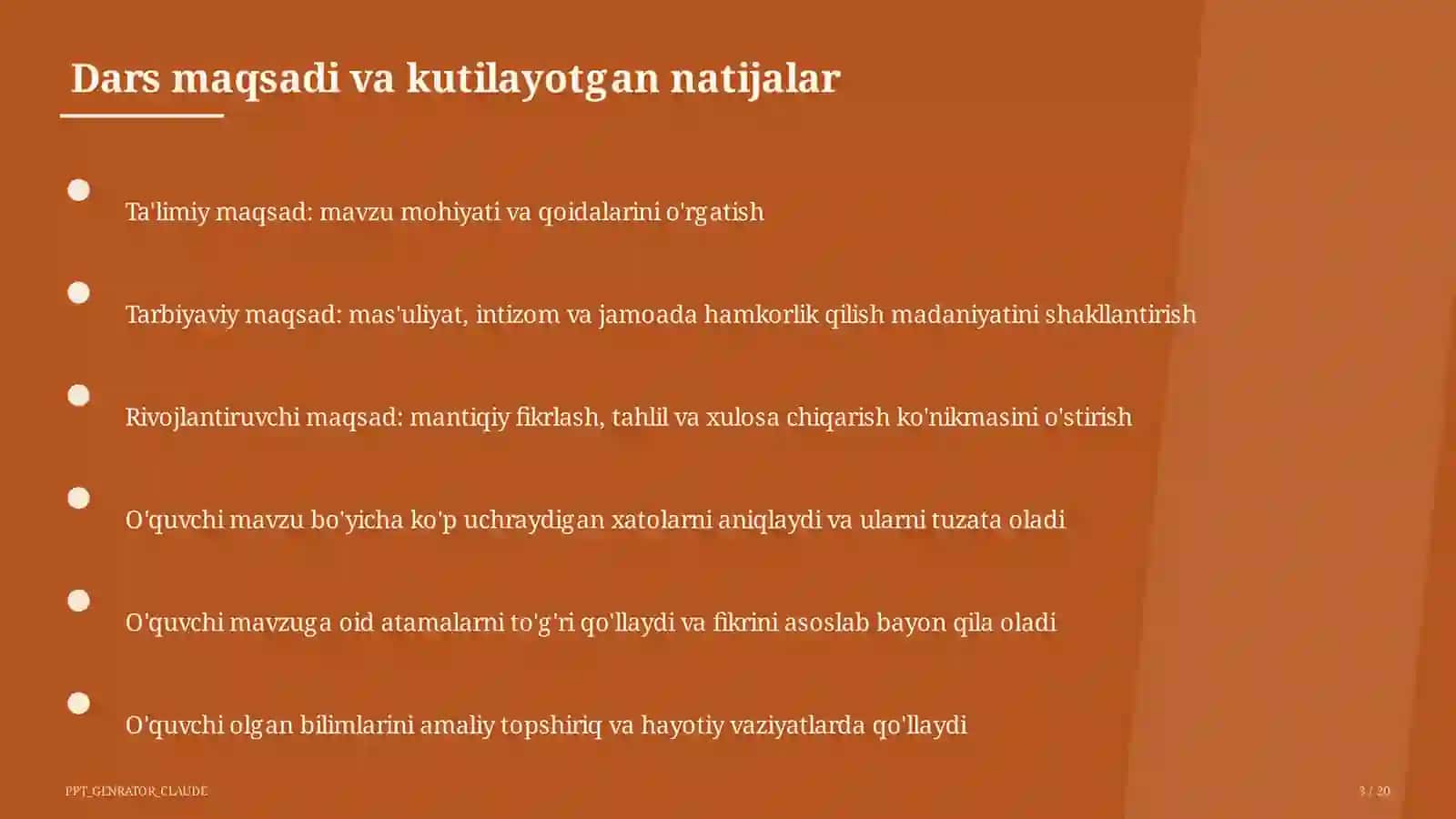 So'z yasalishi: yasama va tub so'zlar (6-sinf) 3