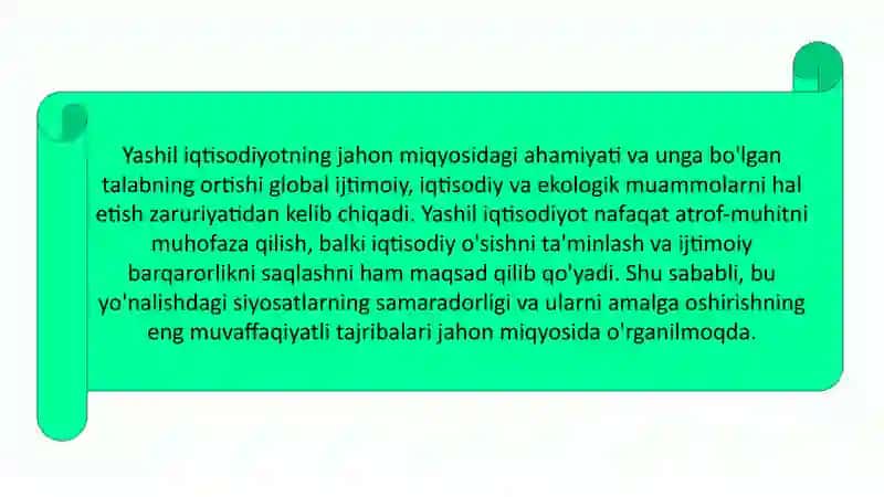 Yaponiya iqtisodiyotini rivojlantirish tajribasi: Yashil iqtisodiyotga yo'l 3