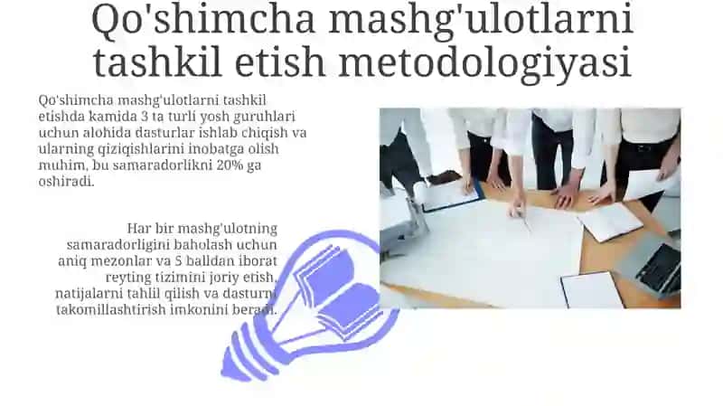 Qo'shimcha mashg'ulotlarni tashkil etish metodologiyasi 3