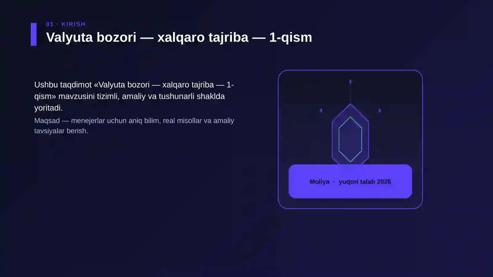 Valyuta bozori — xalqaro tajriba — 1-qism 3