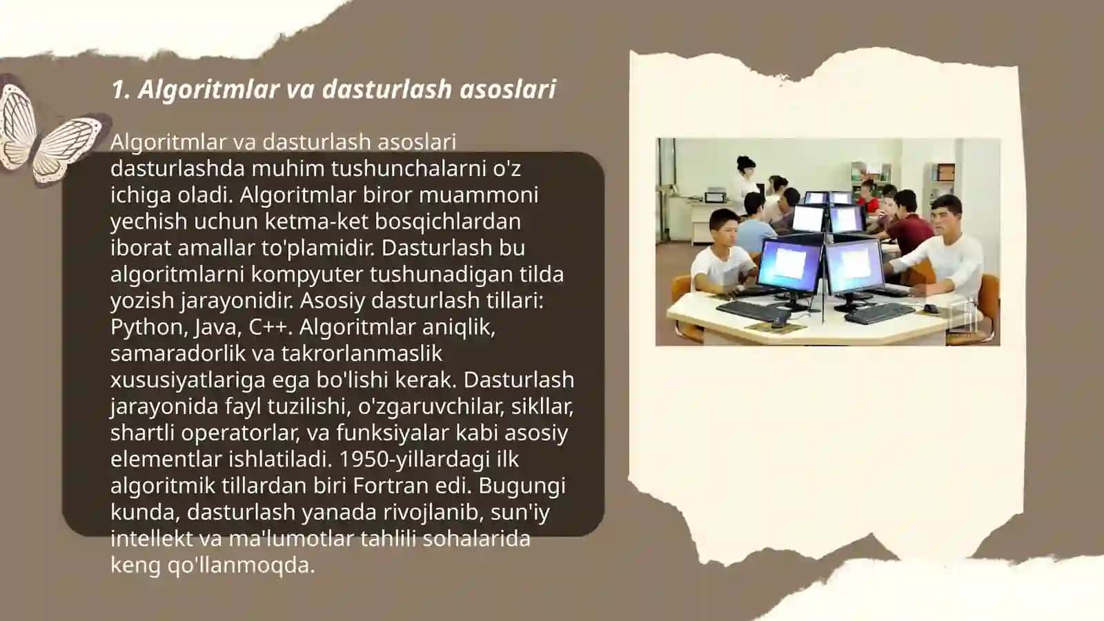Mazmunini Oʻrta Maxsus Kasb-Hunar Ta'limida Informatika va Axborot Texnologiyalari Fanining Mazmuni 3