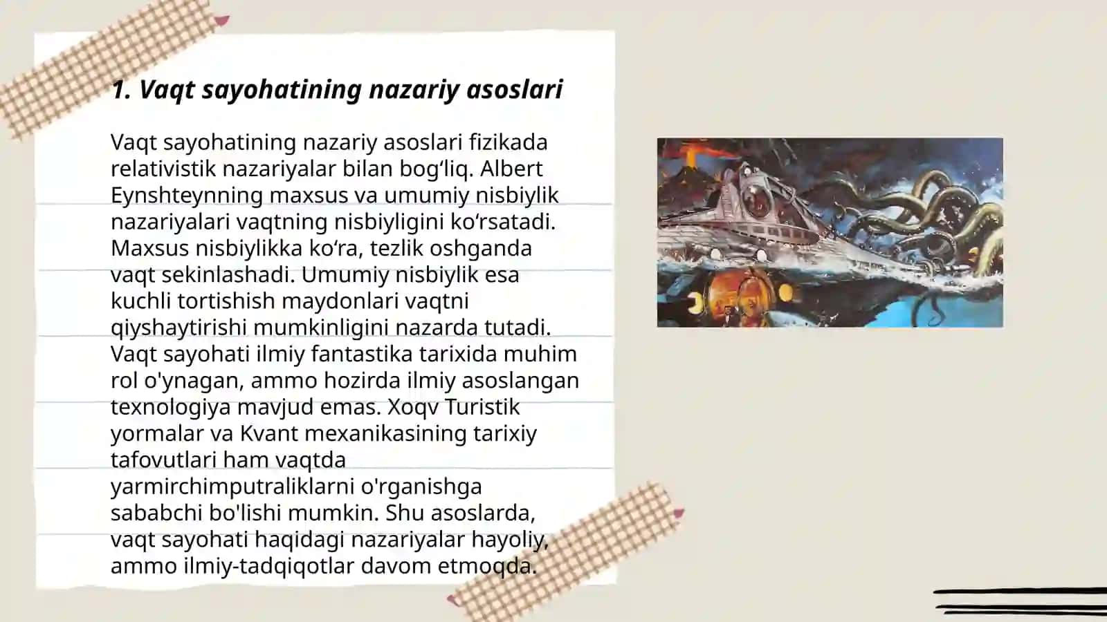Vaqt sayohati: Haqiqatmi yoki Fantaziya 3