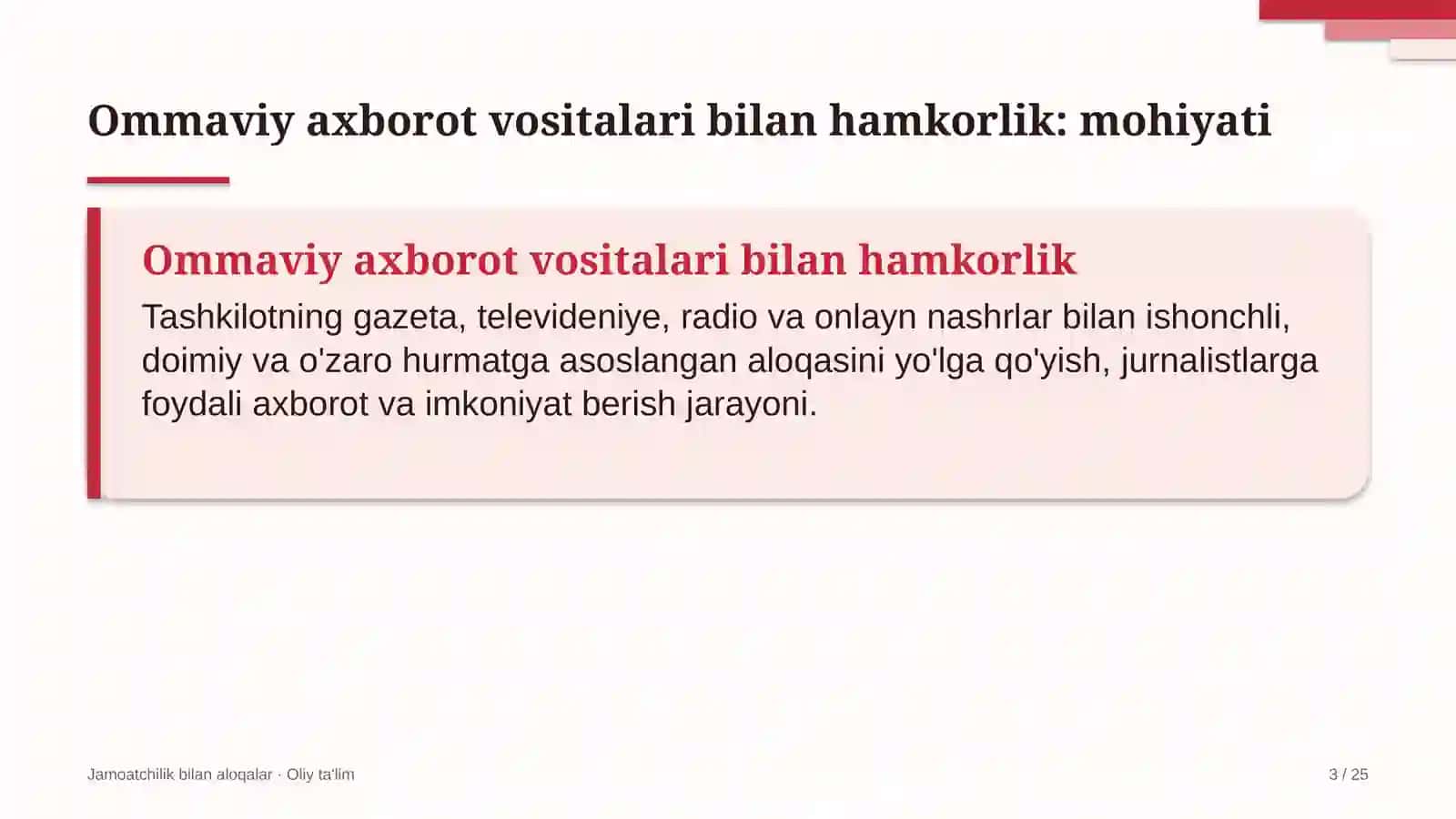 Filarmoniyalarda ommaviy axborot vositalari bilan hamkorlik qilish 3