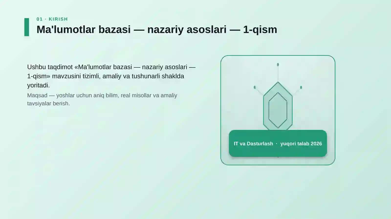 Ma'lumotlar bazasi — nazariy asoslari — 1-qism 3