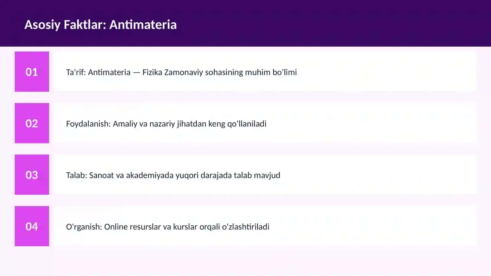 Antimateria 3