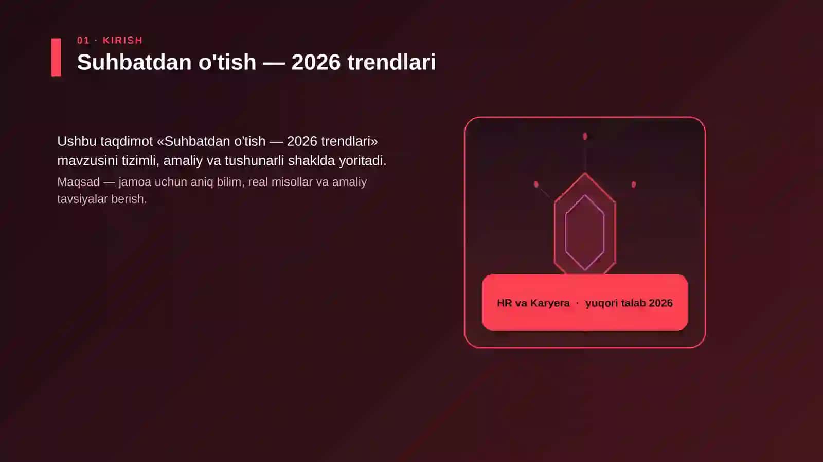 Suhbatdan o'tish — 2026 trendlari 3