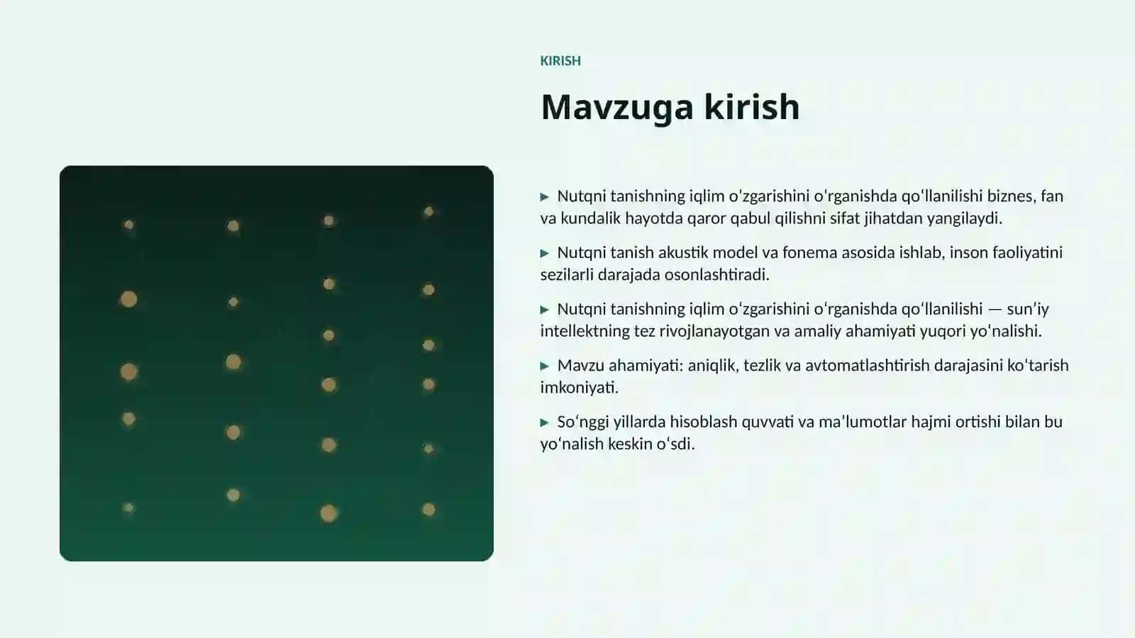 Sunʼiy intellekt boʻyicha taqdimot 3