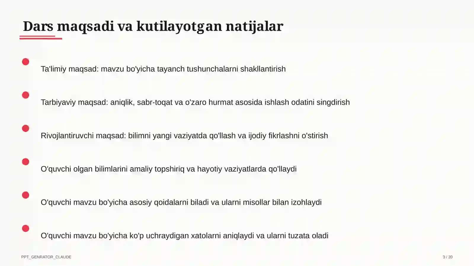 Kombinatorika elementlari: sanash qoidalari (6-sinf) 3