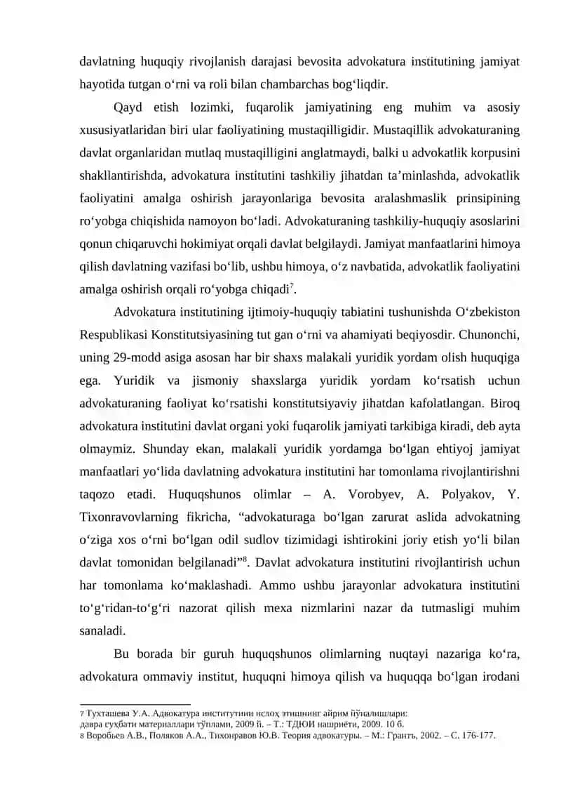 Advokatura Instituti va uning vazifalar 3