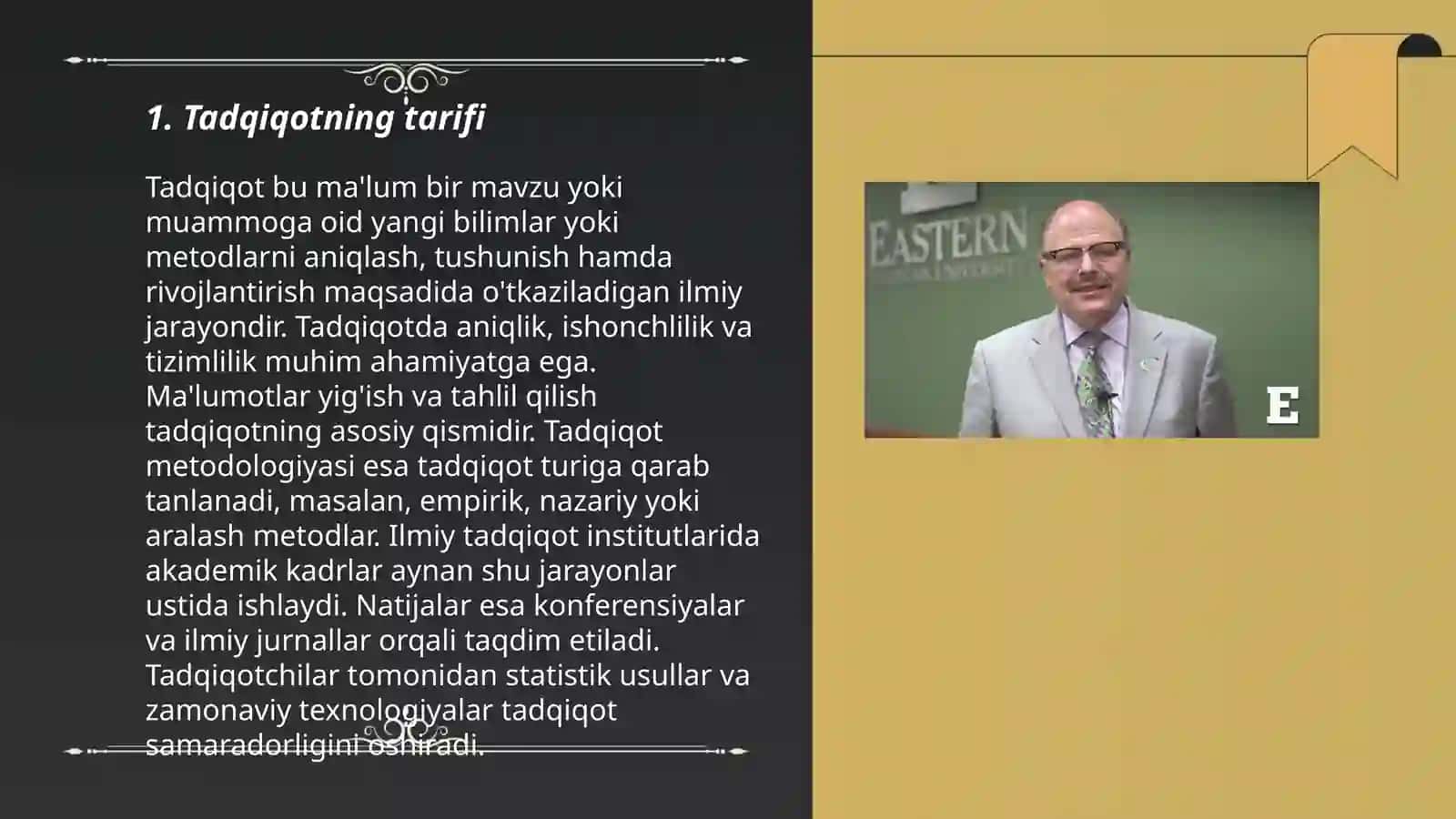 Tadqiqot va akademik rivojlanish ko'nikmalari fani asoslari 3