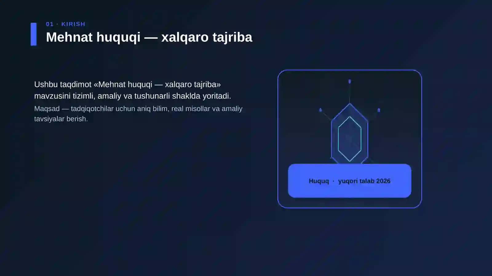 Mehnat huquqi — xalqaro tajriba 3