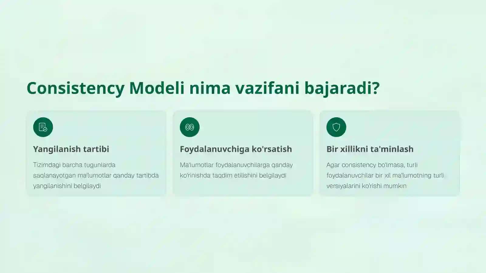 Data Consistency Modellari 3