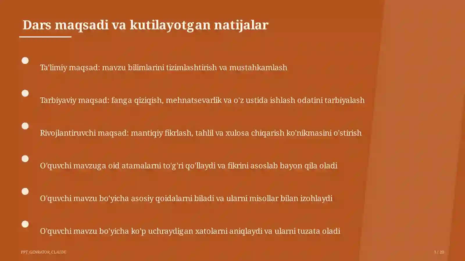 Olamning tuzilishi va kengayishi (11-sinf) 3