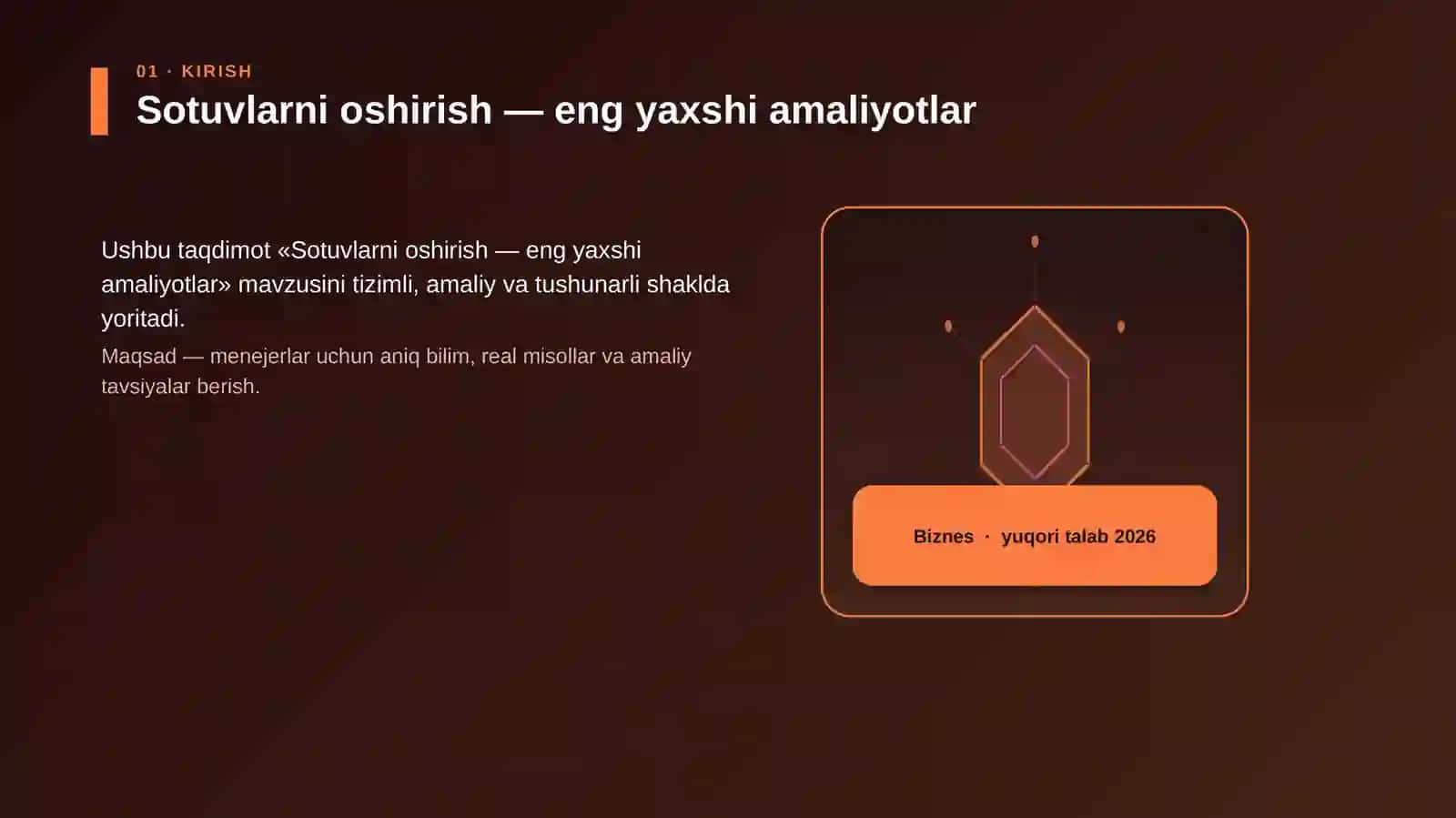 Sotuvlarni oshirish — eng yaxshi amaliyotlar 3