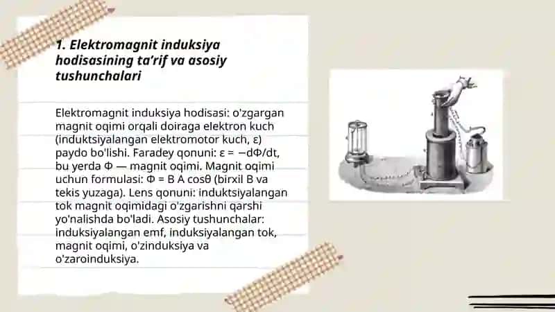 Elektromagnit induksiya hodisasi 3