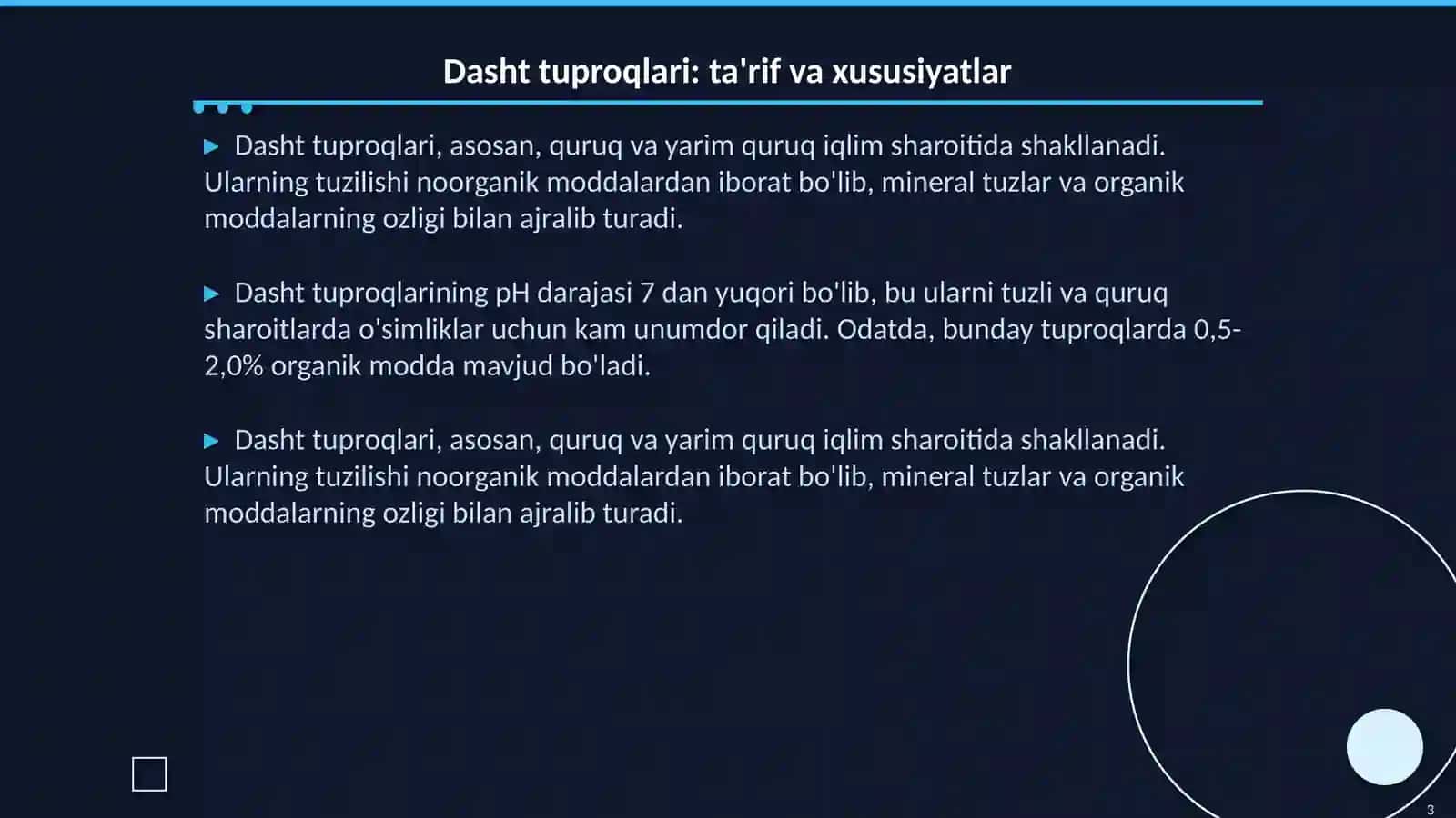 Dasht, chala choʻl va choʻl tuproqlari 3