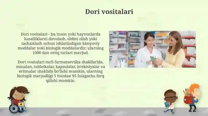 Dori vositalari 3