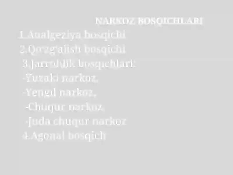 Parkinson kasalligini davolashda ishlatiladigan dori vositalari 3