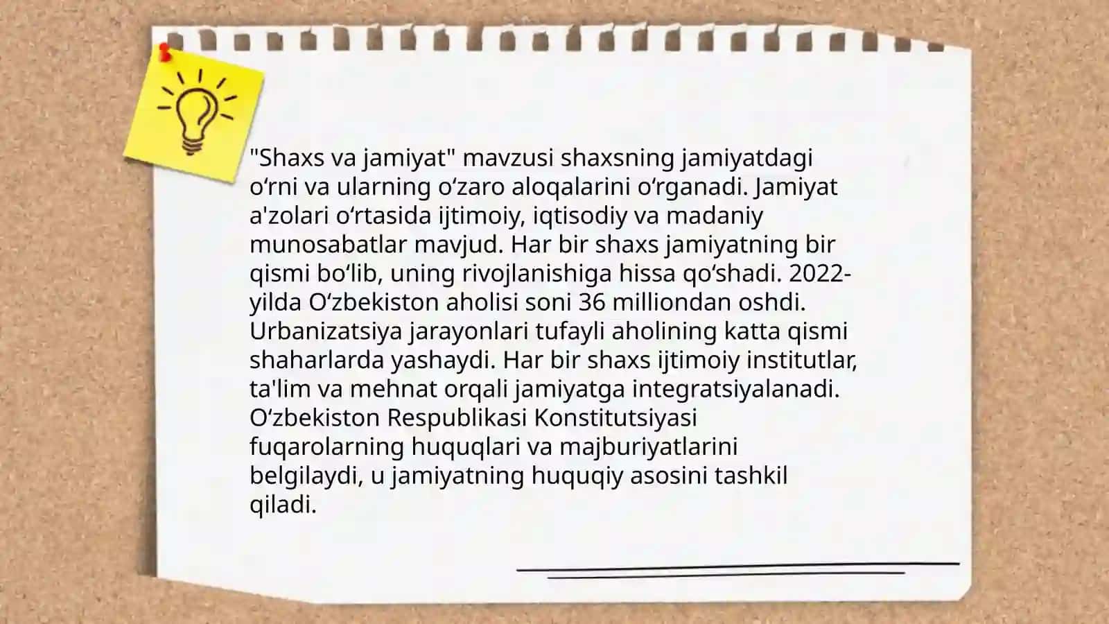 Shaxs va jamiyat 3
