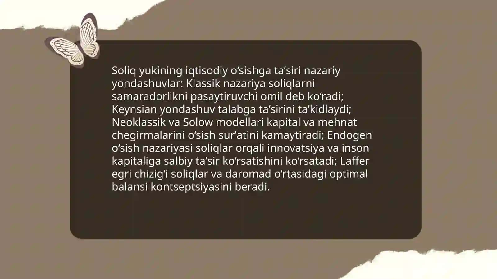 Soliq yukining iqtisodiyot rivojiga taʼsiri 3