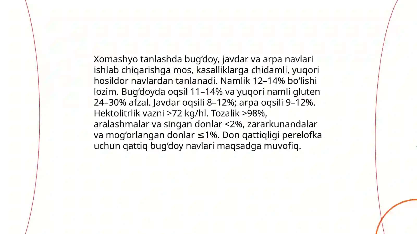 Maydalangan yorma texnologiyasi.Perelofka yormasi olish jarayoni 3