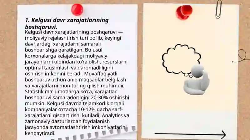 Qishloq xo'jaligi korxonalarida kelgusi davr xarajatlari va to‘lovlari rezervidan foydalanishni tekshirish 3