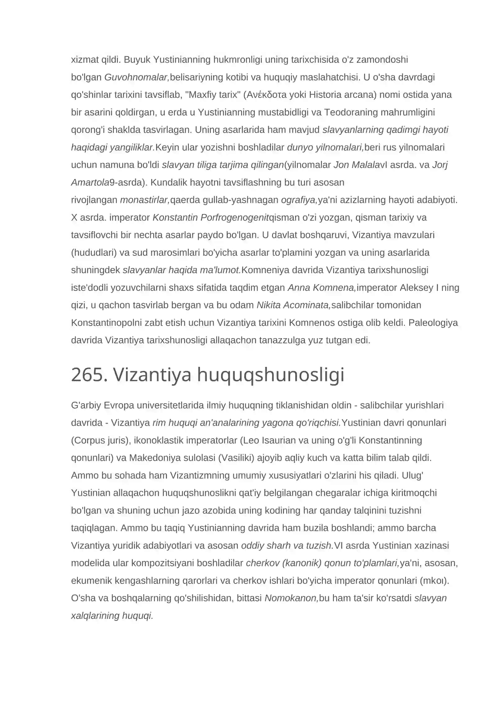 Vizantiya madaniyati. Vizantiya imperiyasining madaniyati 3