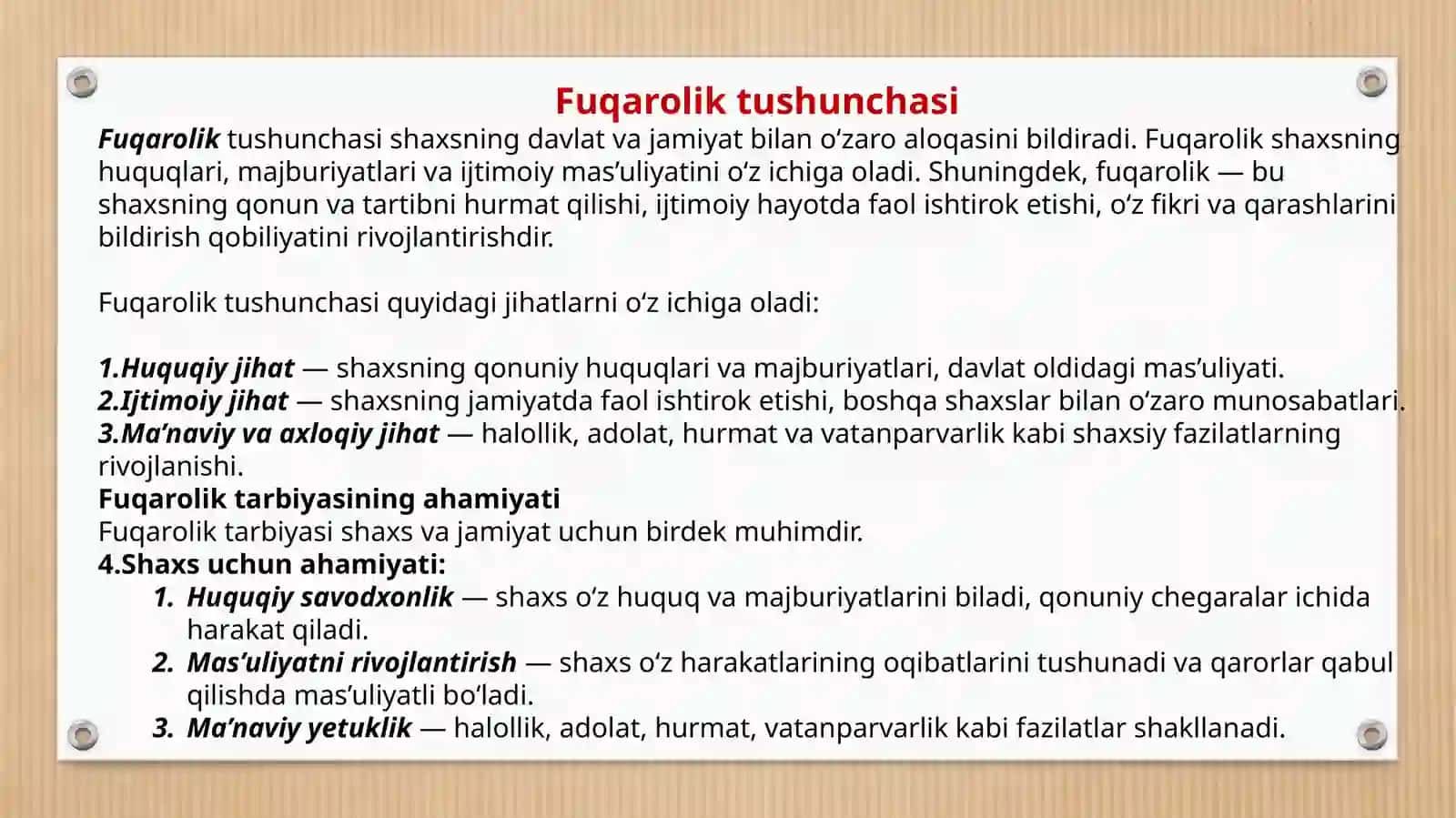 Fuqaroliktarbiyasi 3