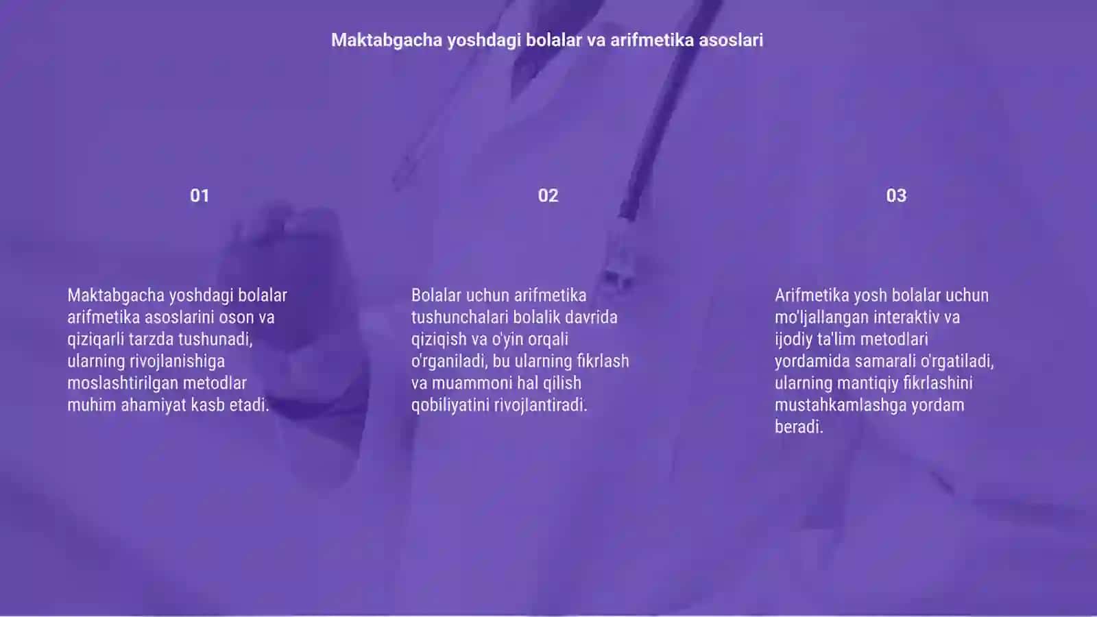 Arifmetika asoslari 3