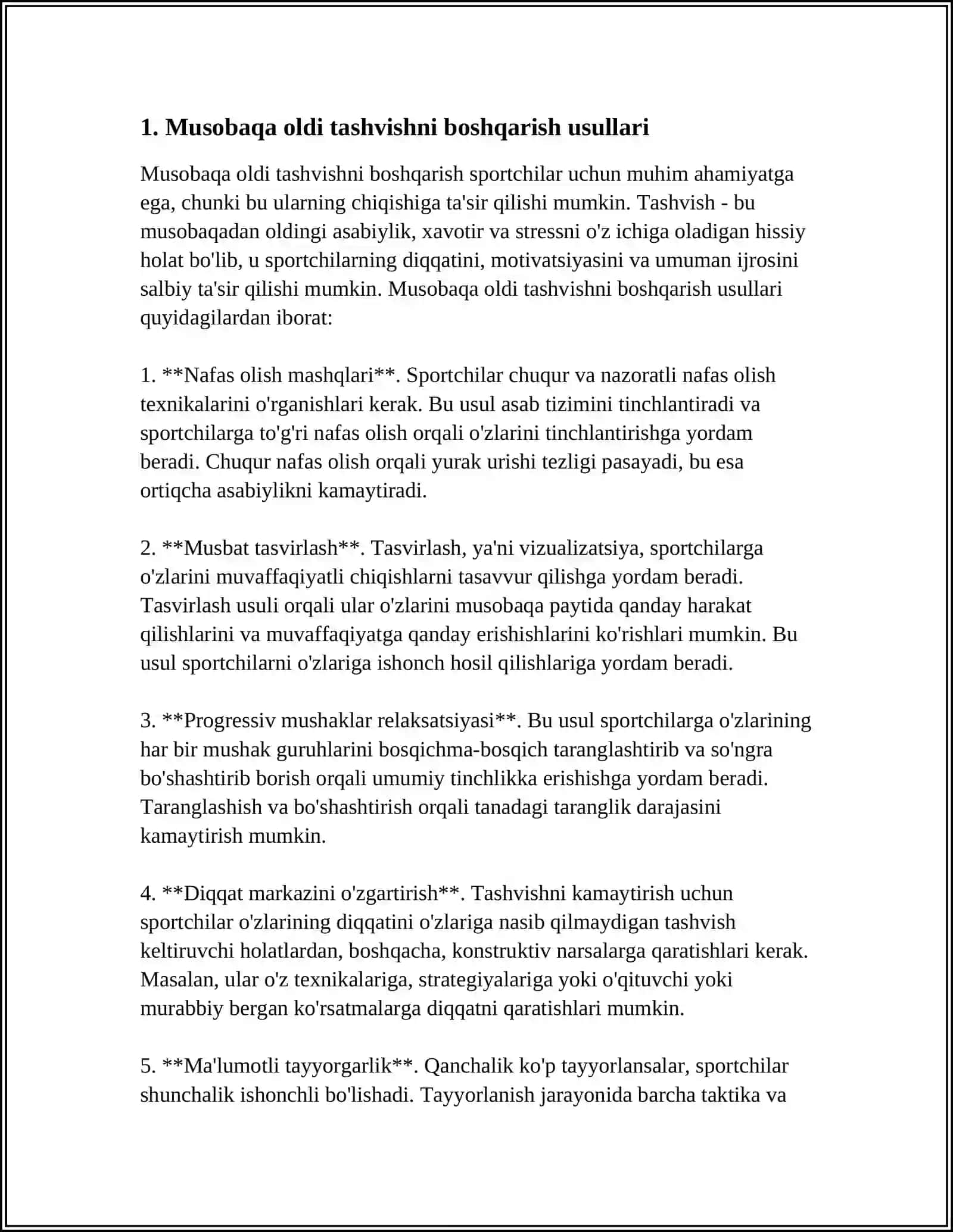 SPORTCHILARNI MUAYYAN MUSOBAQALARI PSIXOLOGIK TAYORLASH 3