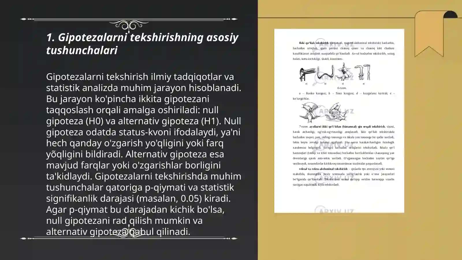 Gipotezalarni tekshirish 3