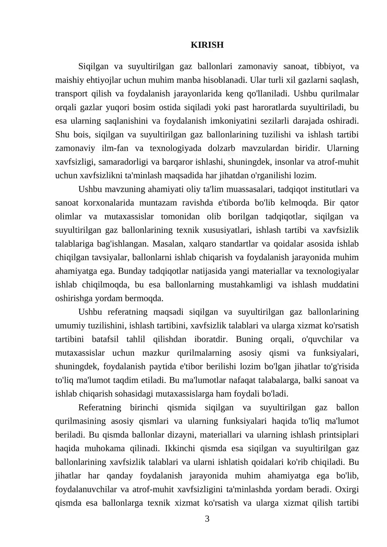Siqilgan va suyultirilgan gaz ballon qurilmasining umumiy tuzilishi va ishlash tartibi 3
